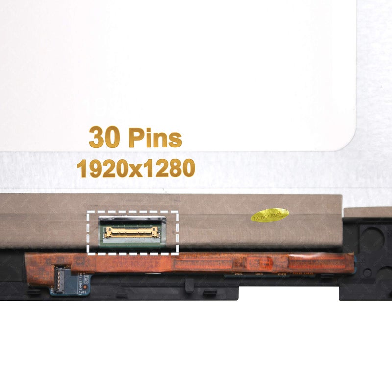 LCDOLED Replacement 15.6 inches FHD IPS B156HAN02.3 LCD Display Touch Screen Digitizer Assembly Bezel with Control Board for HP Envy x360 15m-dr 15m-dr0011dx 15m-dr0012dx 15m-dr1011dx 15m-dr1012dx - Image 3